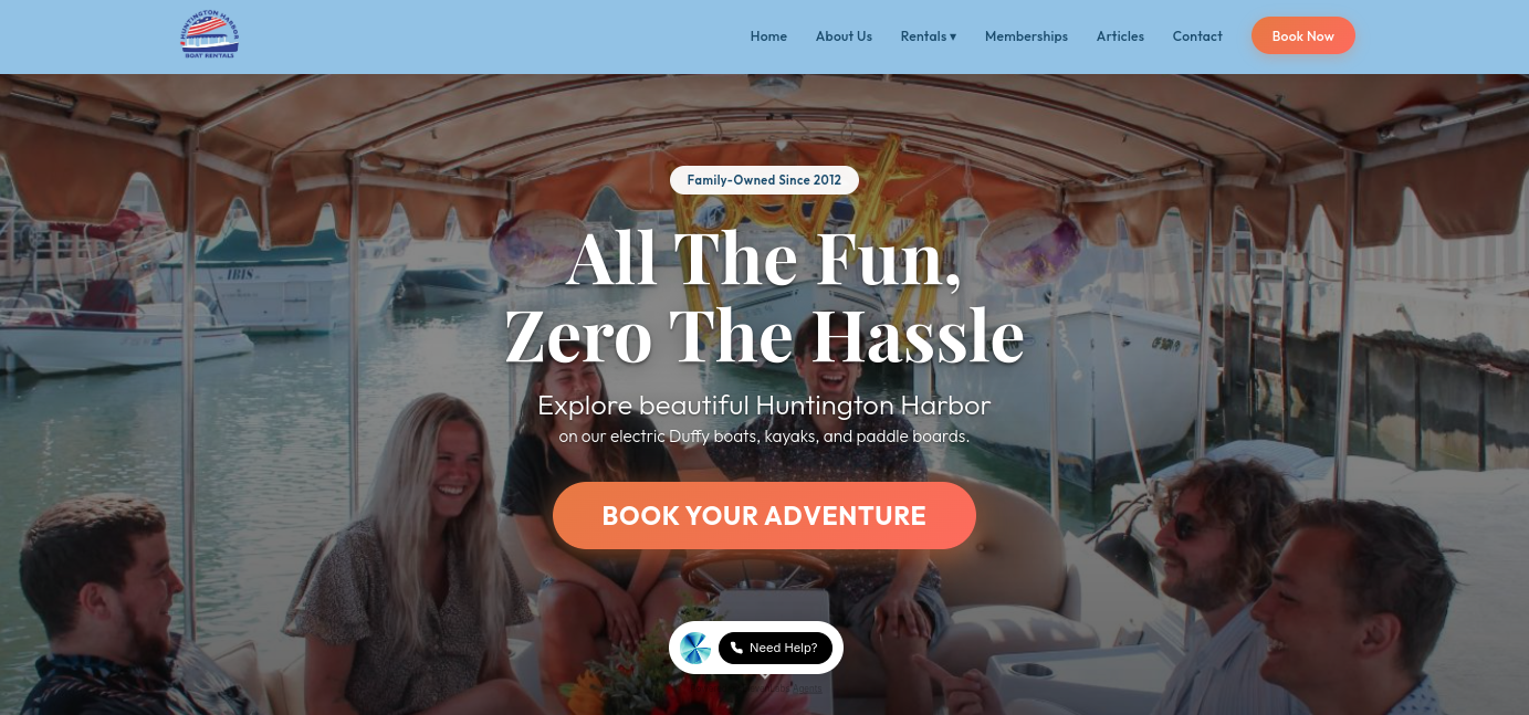 Huntington Harbor Boat Rentals Screenshot